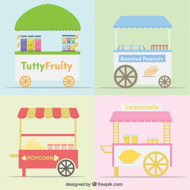 626x626 Collection Of Food Trolley Vector Free Download