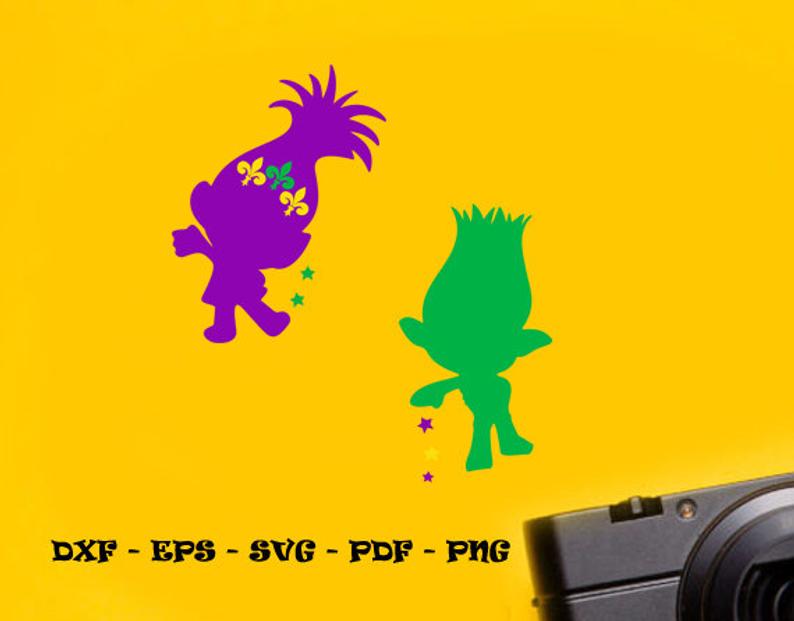 794x621 Trolls Mardi Gras Vector Mardi Clipart Trolls Cut Etsy