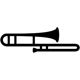 263x262 Free Trombone Silhouette Fund Raising Music Silhouette