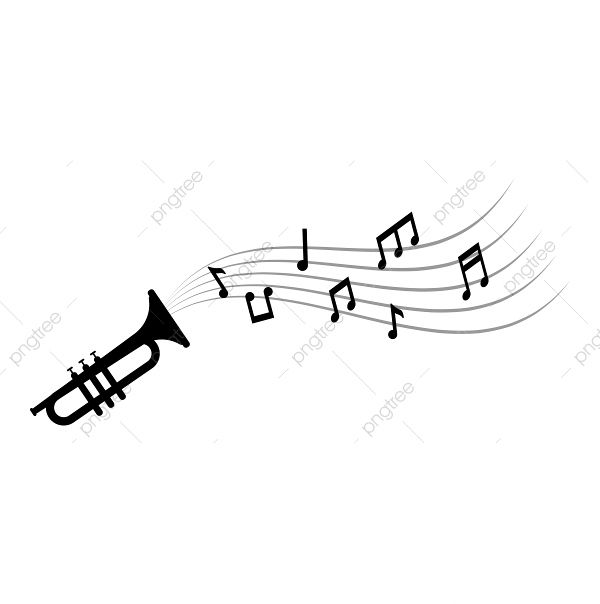 Notas De Musica Y Trompeta Graphic Design Template Vector 1200x1208 Notas De Musica Y Trompeta Graphic Design Template Vector