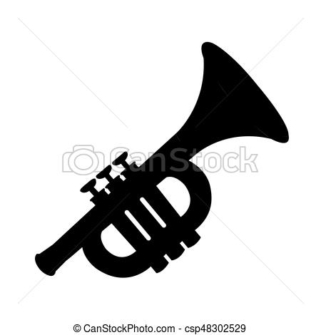 Trompeta, Silueta, Aislado Vector, Silueta, Aislado 450x470 Trompeta, Silueta, Aislado Vector, Silueta, Aislado