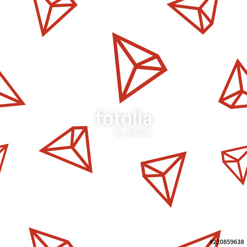 Tron Cryptocurrency Coin Sign Seamless Pattern Stock Image 500x500 Tron Cryptocurrency Coin Sign Seamless Pattern Stock Image