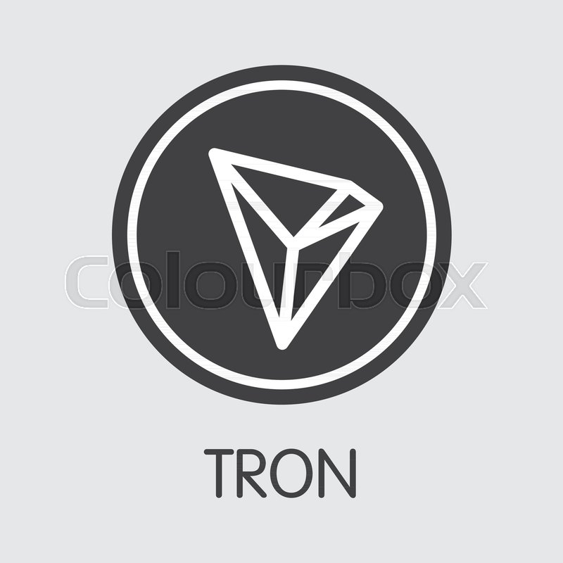 800x800 Tron Blockchain Illustration Stock Vector Colourbox