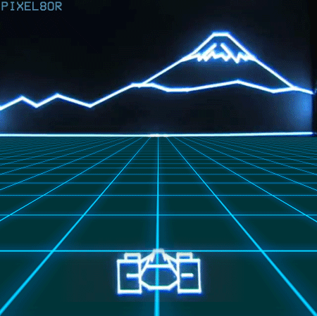 450x449 Vector Tron Crt Gif