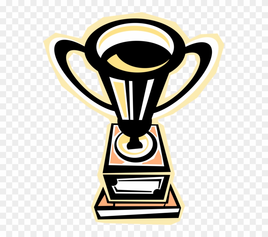 880x780 Winning Trophy Cup Vector Image Illustration