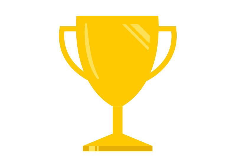 800x566 Free Vector Flat Trophy Illustration