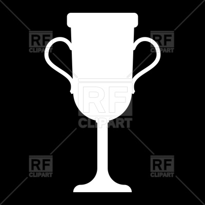 400x400 Trophy Cup Silhouette Vector Image Of Signs, Symbols, Maps