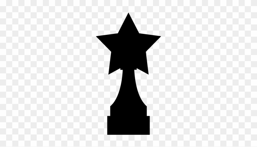 840x481 Award Trophy With Star Shape Vector