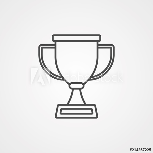 500x500 Trophy Vector Icon