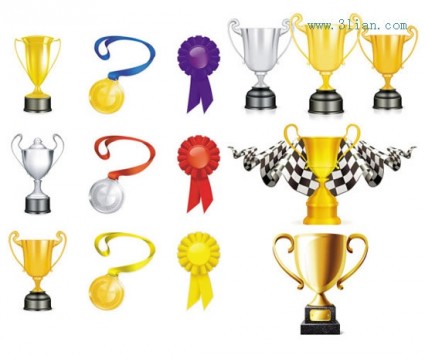 425x355 Gold And Silver Trophy Vector Free Vectors Ui Download