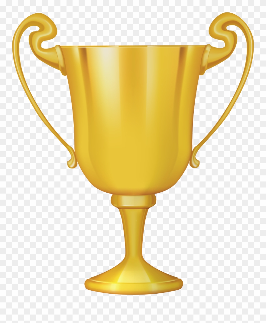 880x1068 Golden Cup Award Png Clip Art Image