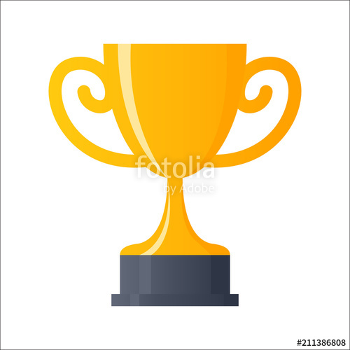 500x500 Trophy Vector Icon Stock Image And Royalty Free Vector