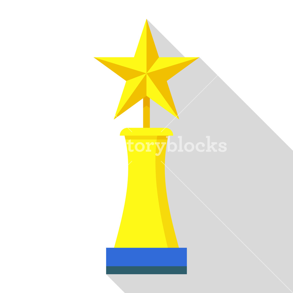 1000x1000 Competition Trophy Icon Flat Illustration Of Competition Trophy