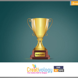 300x300 Free Vector Gold Trophy Free Vectors Ui Download