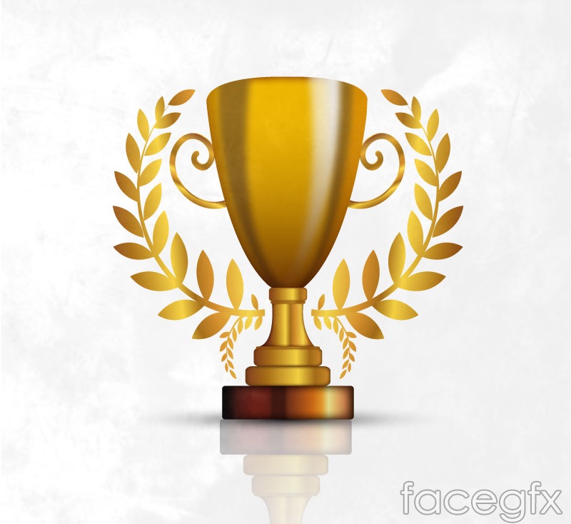 800x734 Beautiful Golden Trophy Vector Diagrams Over Millions Vectors