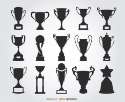 244x200 Trophy Vector Free Vector Graphic Art Free Download