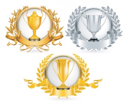 425x346 Yellow Gold Trophy Vector Free Vectors Ui Download
