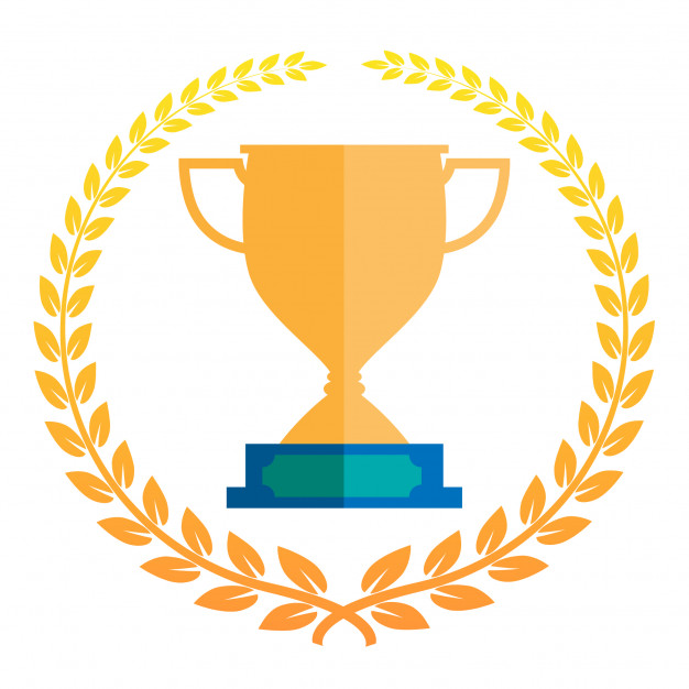 Trophy Vector Icon Illustration With Laurel Wreath Vector 626x626 Trophy Vector Icon Illustration With Laurel Wreath Vector