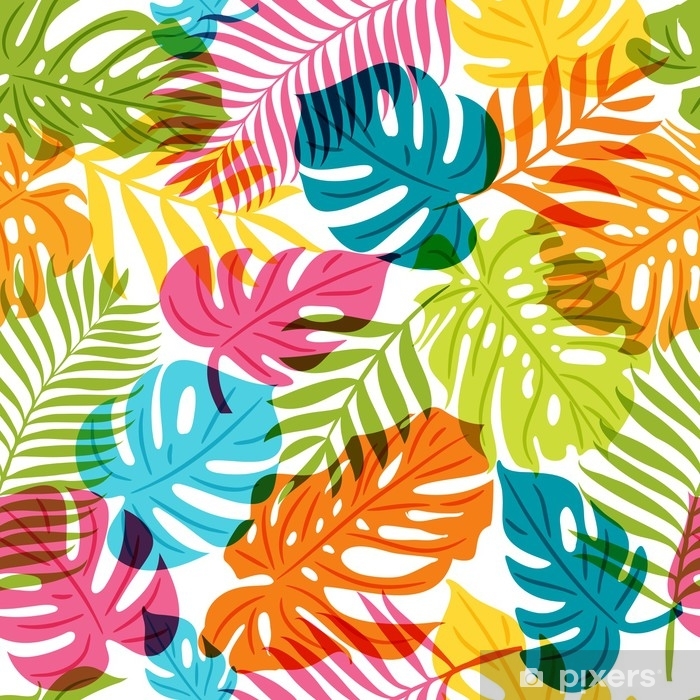 Vector Seamless Pattern With Multicolor Palm Tree Leaves Summer 700x700 Vector Seamless Pattern With Multicolor Palm Tree Leaves Summer