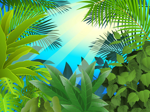 Vector Tropical Seamless Background Free Vector Download 492x368 Vector Tropical Seamless Background Free Vector Download