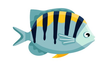 450x277 Coral Reef Tropical Fish Vector Illustration Vector Sea Fish