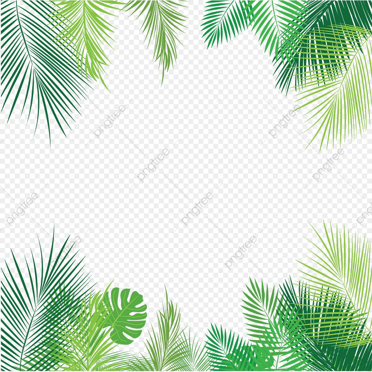 1200x1200 Tropical Palm Leaves Png, Palm, Tropical Leaves, Leaves Png