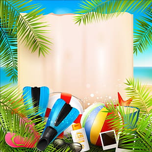 Tropical Paradise Vector