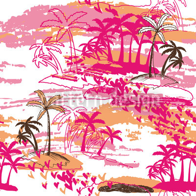 400x400 Tropical Paradise Vector Design