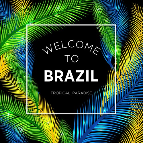 499x499 Brazil Tropical Paradise Background Vector Free Vectors Ui