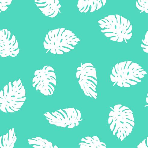 490x490 Seamless Hand Drawn Tropical Pattern Vector Repeat Background