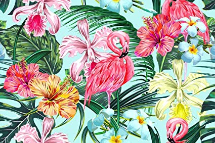 425x283 Hot Queen Floral Seamless Vector Tropical Pattern