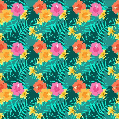 490x490 Vector Tropical Seamless Pattern