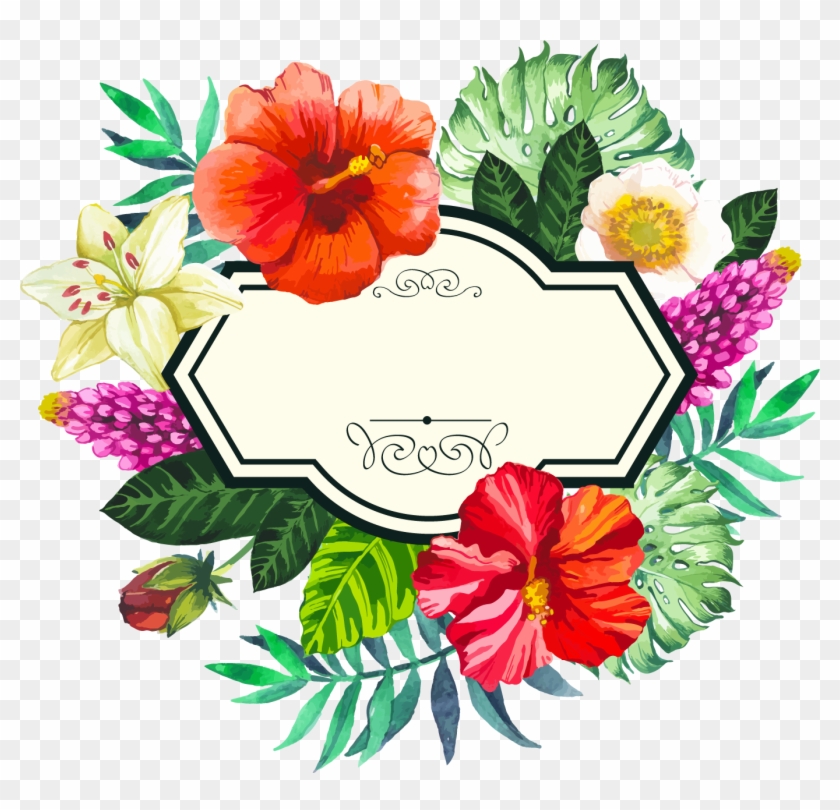 840x810 Flower Picture Frame Clip Art