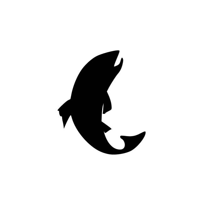 Silhouette Of A Trout 660x660 Silhouette Of A Trout