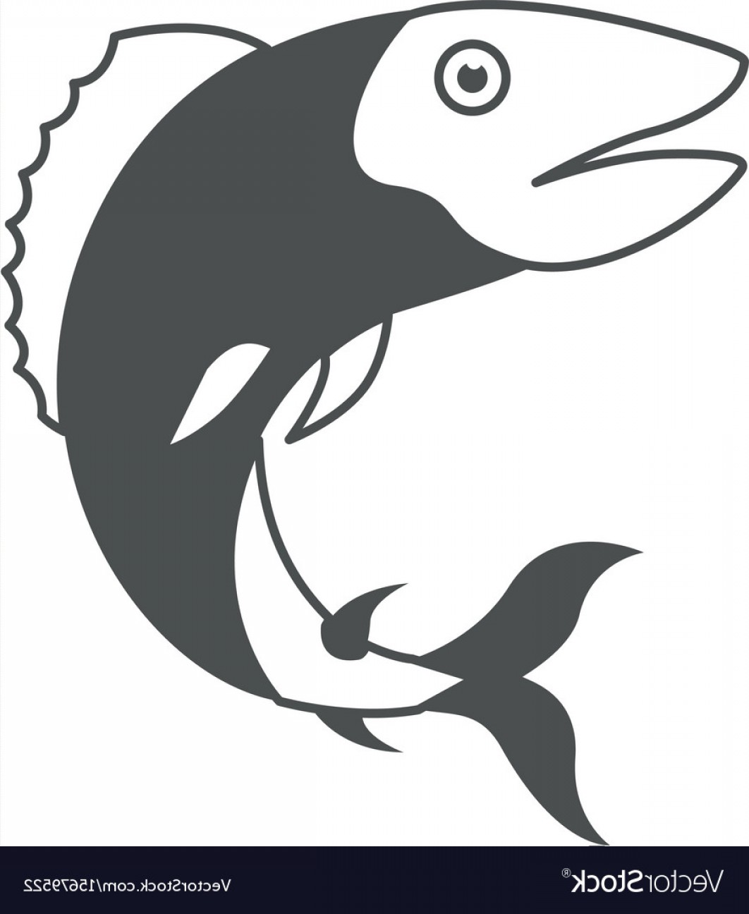 Monochrome Silhouette Of Trout Fish Vector Soidergi 1062x1296 Monochrome Silhouette Of Trout Fish Vector Soidergi