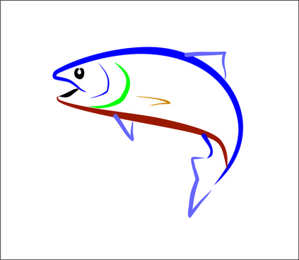 Trout Free Vector Download 423x368 Trout Free Vector Download