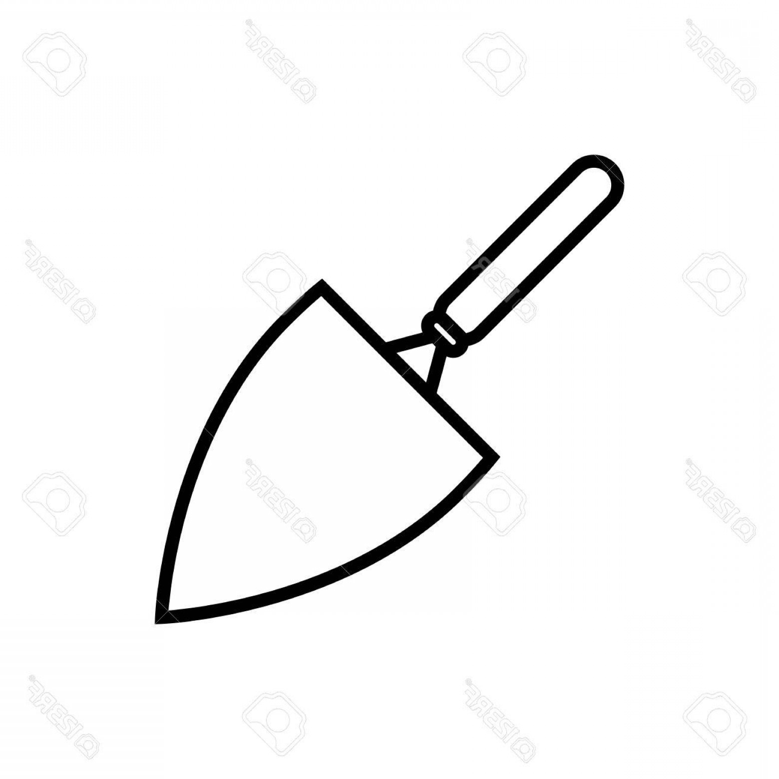 1560x1560 Cement Trowel Vector Art Geekchicpro