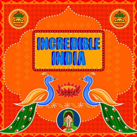 450x450 Incredible India Background In Indian Truck Art Style Royalty