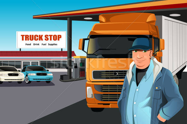 600x399 Truck Driver Vector Illustration Artisticco Llc