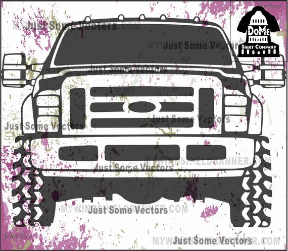 Truck Front Vector