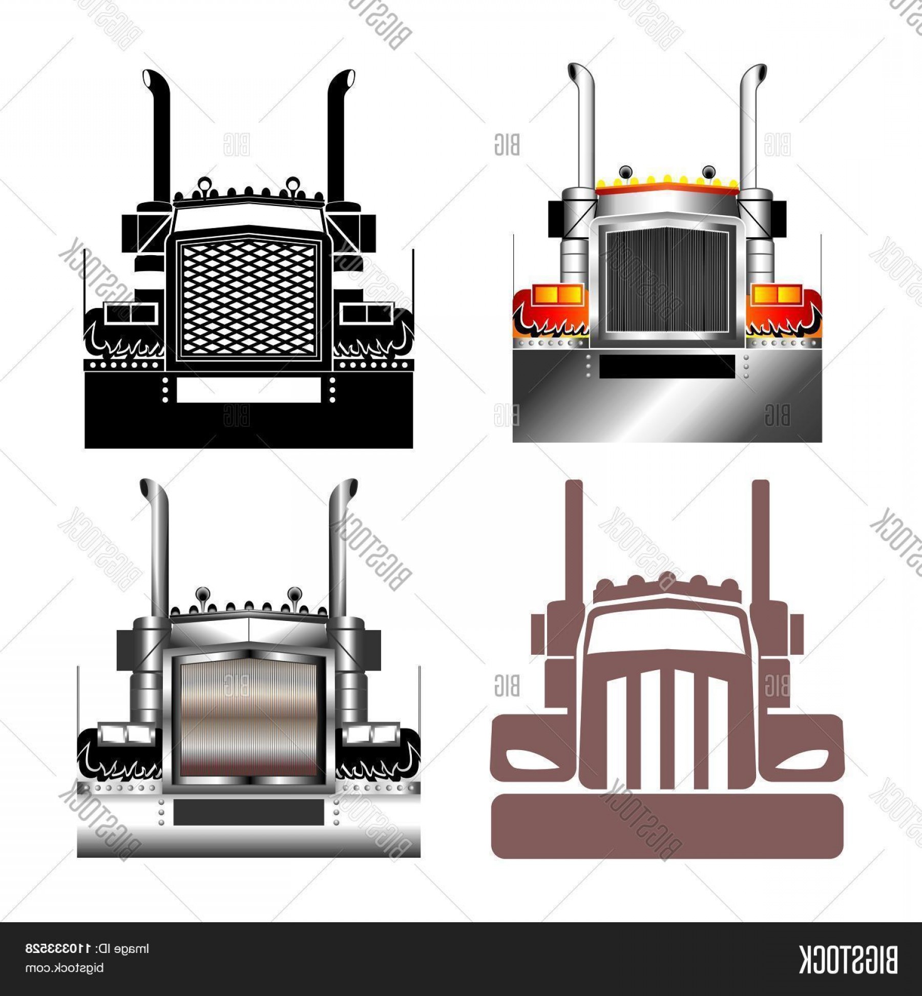 1800x1944 Stock Vector Vector Big Truck Grill Front Illustration Catchsplace