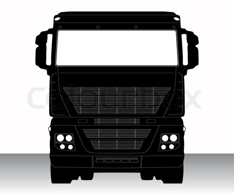 Truck Front Vector At Collection Of Truck Front