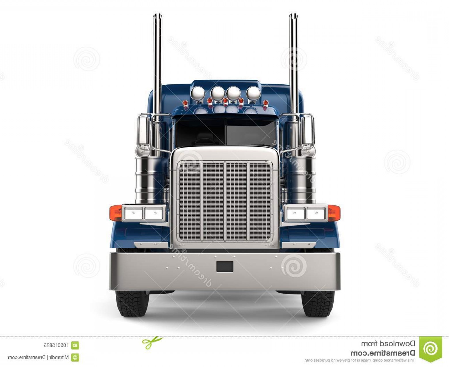 1560x1278 Peterbilt Front View Vector Catamart