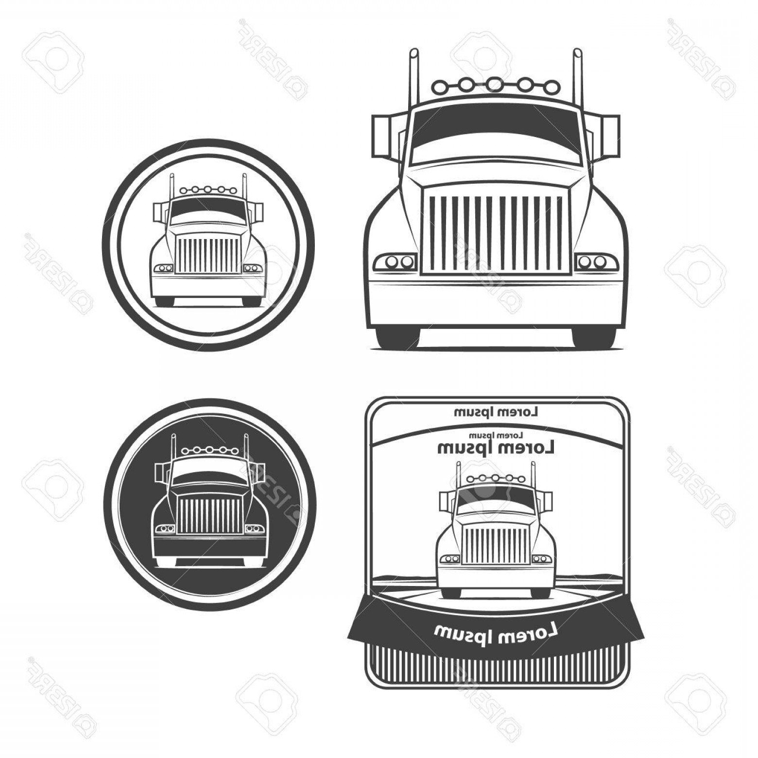 1560x1560 Truck Logo Vector Elements Catchsplace