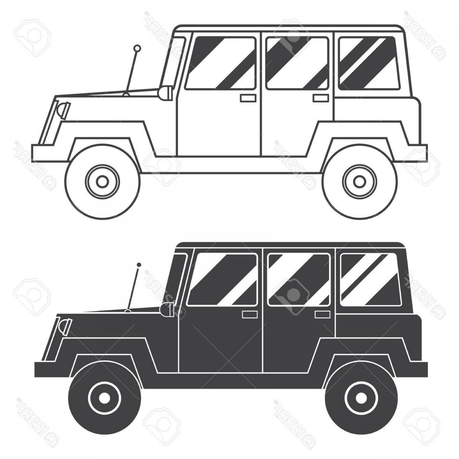 Photostock Vector Adventure Traveler Truck Outline And Thin Line 1560x1560 Photostock Vector Adventure Traveler Truck Outline And Thin Line