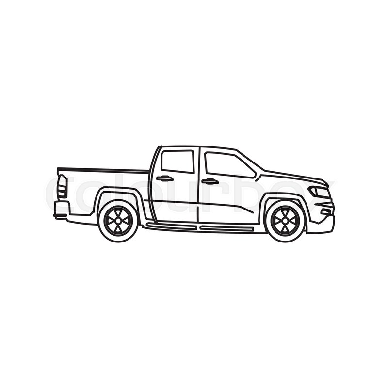 Free Free Truck Outline Svg 914 SVG PNG EPS DXF File