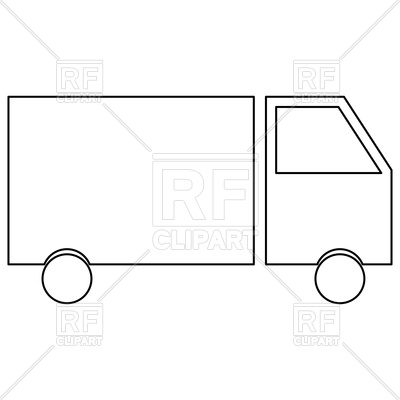 Truck Outline On White Background Vector Image Of Transportation 400x400 Truck Outline On White Background Vector Image Of Transportation