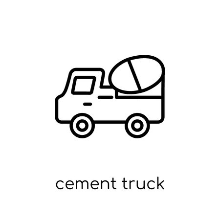 Cement Truck Icon Trendy Modern Flat Linear Vector Cement Truck 450x450 Cement Truck Icon Trendy Modern Flat Linear Vector Cement Truck