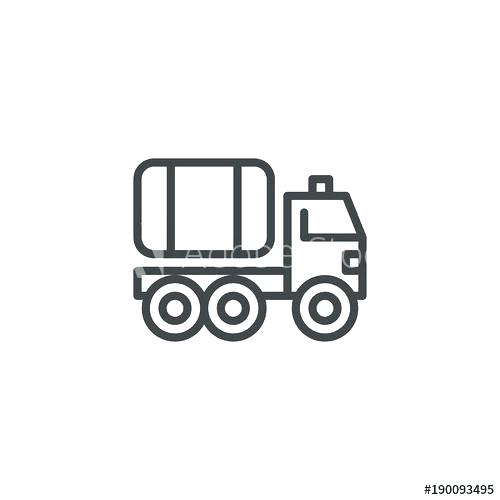 Fire Truck Outline 500x500 Fire Truck Outline