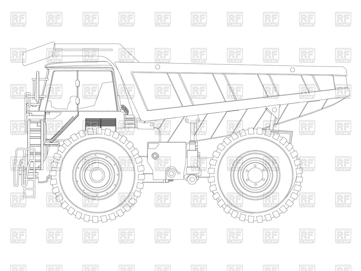 Heavy Dump Truck Outline Vector Image Of Transportation Lirch 1200x900 Heavy Dump Truck Outline Vector Image Of Transportation Lirch